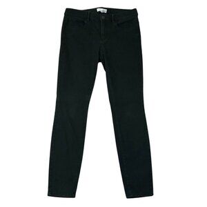 LOFT Womens Pants Size 26/2 Ankle Skinny Casual Classic Green Travel Low Rise